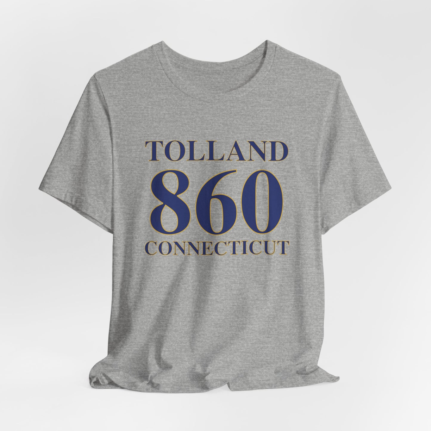 Tolland 860 Connecticut Unisex Jersey Short Sleeve T-Shirt
