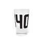 06340 Groton Connecticut Zip Code Pint Glass, 16oz