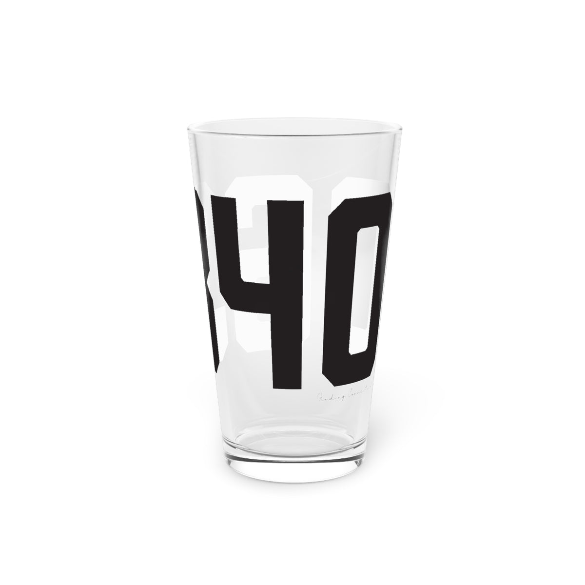 06340 Groton Connecticut Zip Code Pint Glass, 16oz