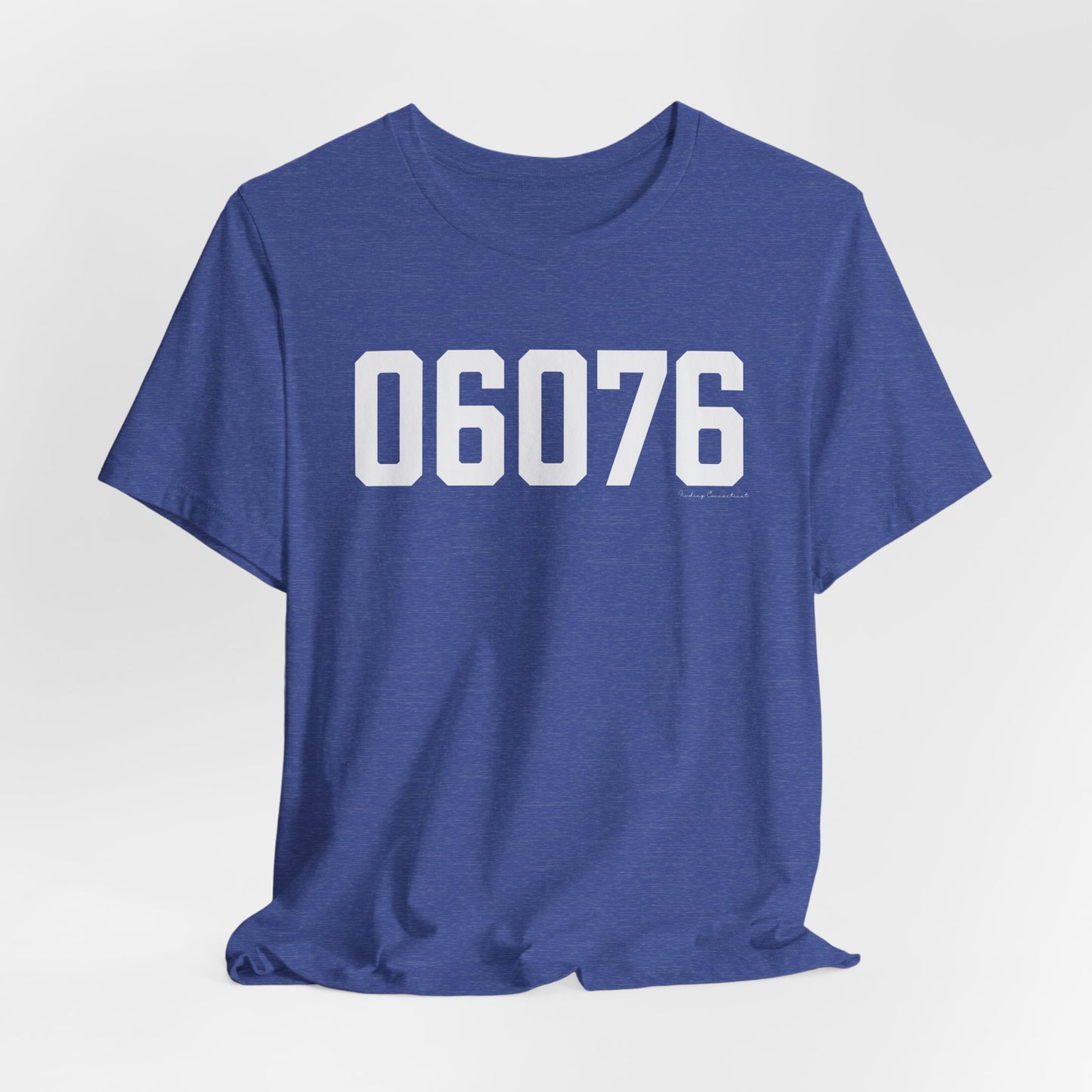 06076 Union CT Zip Code Unisex Jersey Short Sleeve T-Shirt