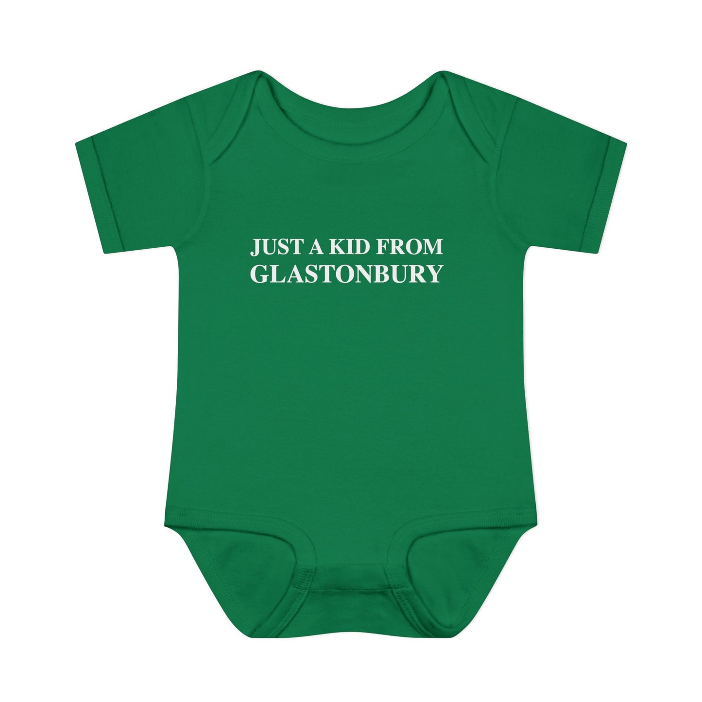 Just a kid from Glastonbury Infant Baby Rib Bodysuit