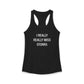 I Really Really Miss Storrs Women's Ideal Racerback Tank Top