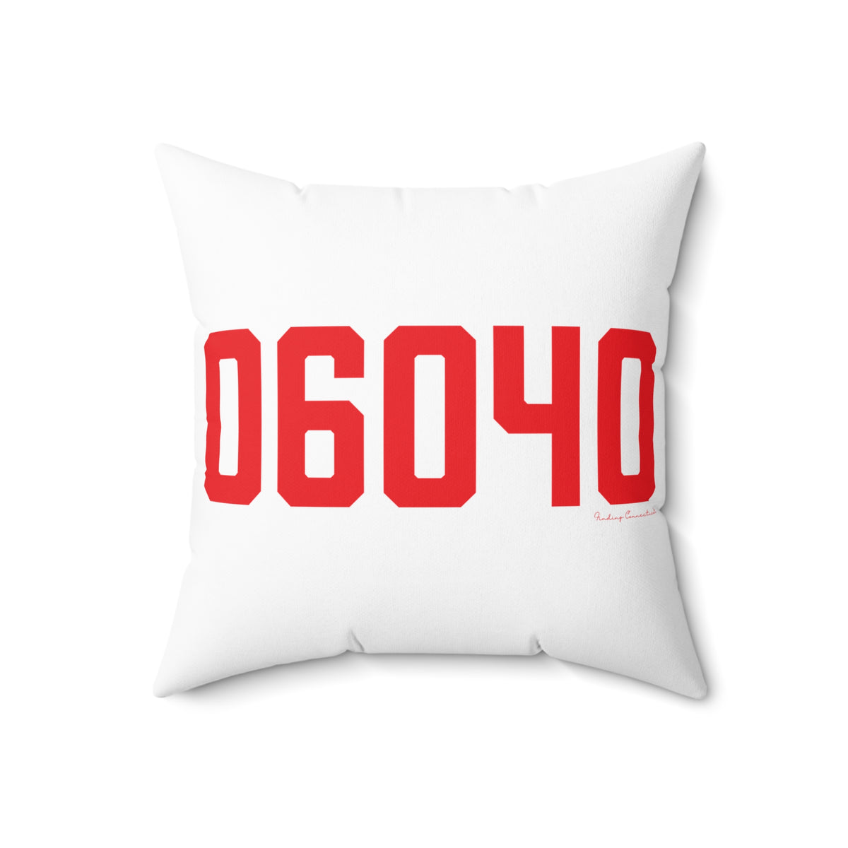 06040 Manchester Connecticut Zip Code  Polyester Square Pillow