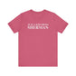 Just a kid from Sherman Unisex Jersey Short Sleeve T-Shirt