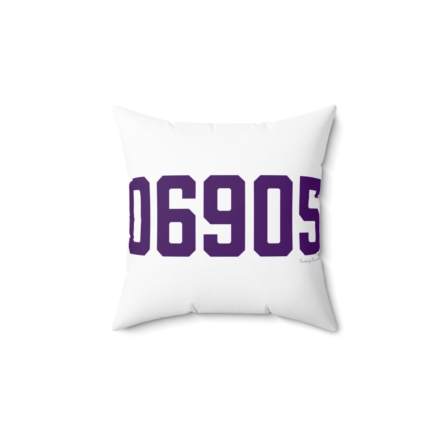 06905 Stamford Connecticut Zip Code Spun Polyester Square Pillow