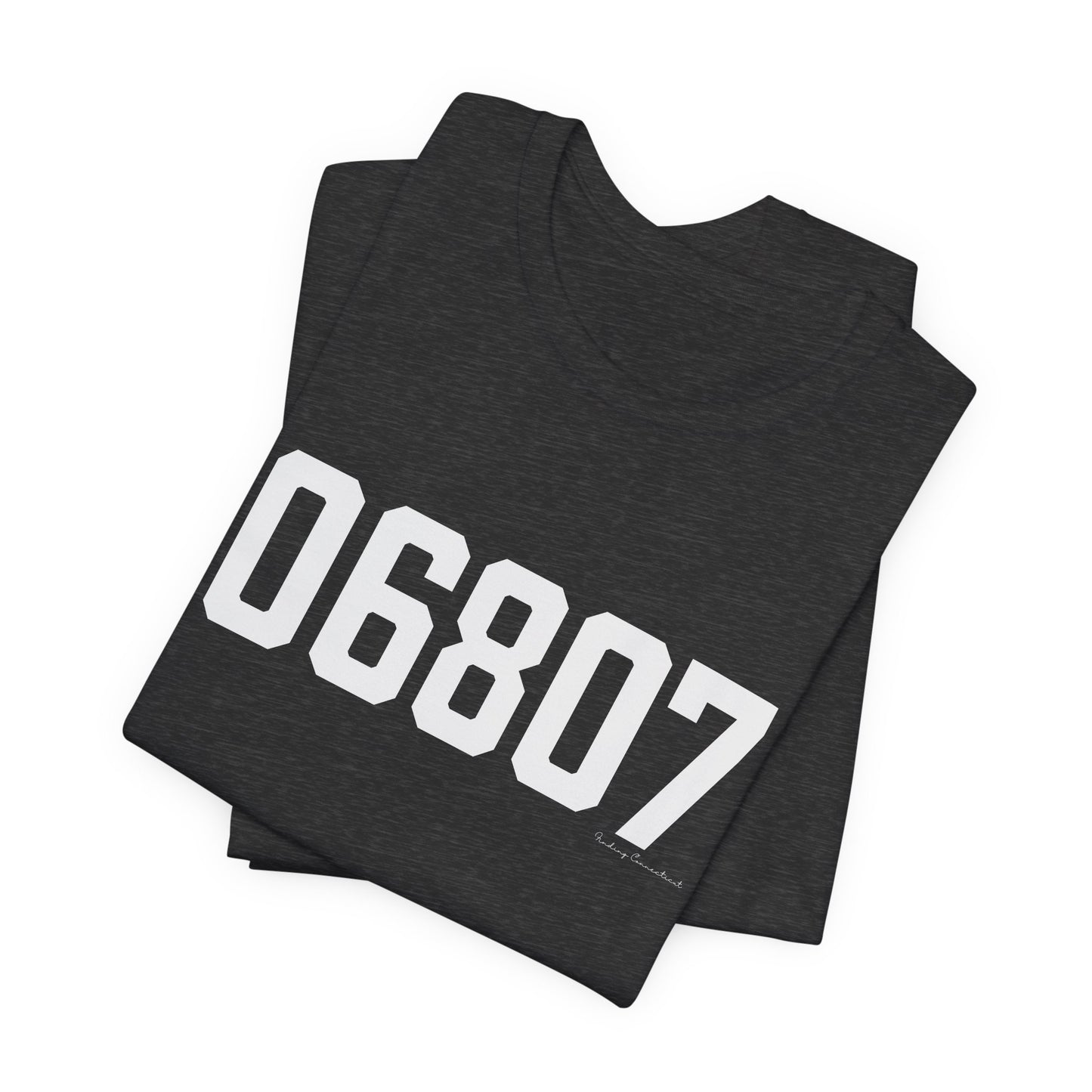 06807 - Greenwich CT Zip Code Unisex Jersey Short Sleeve T-Shirt