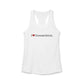 I Heart Connecticut. Women's Ideal Racerback Tank Top
