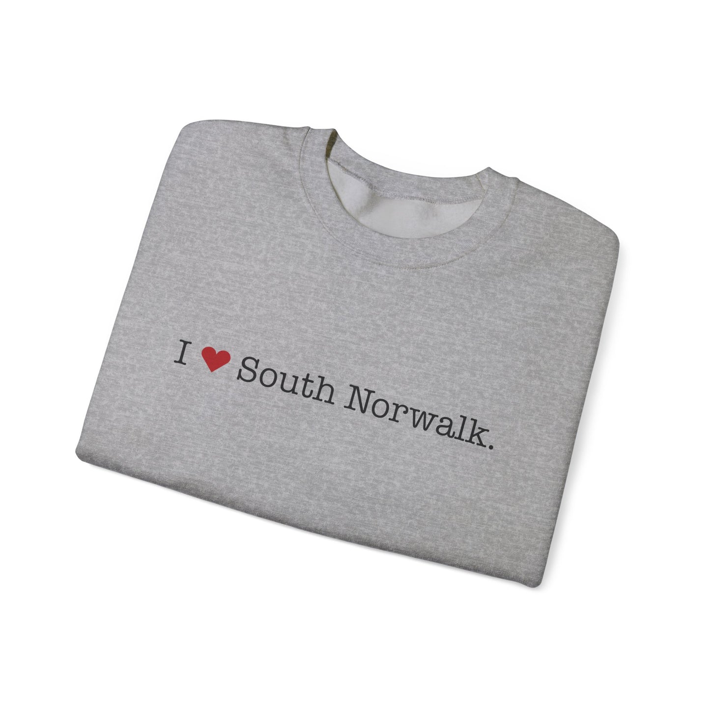 I Heart South Norwalk. Unisex Heavy Blend™ Crewneck Sweatshirt