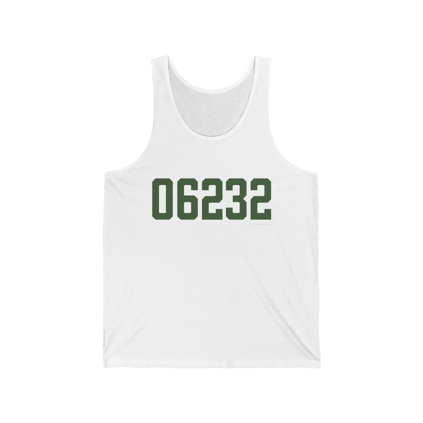 06232 Andover Connecticut Zip Code Unisex Jersey Tank Top