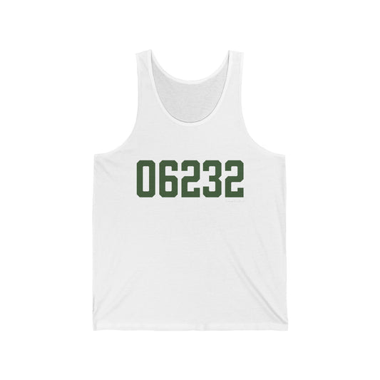 06232 Andover Connecticut Zip Code Unisex Jersey Tank Top