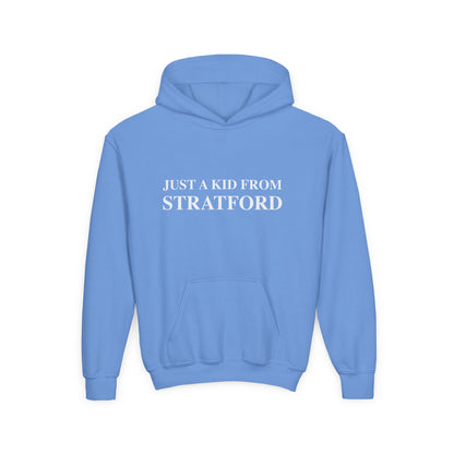Just a kid from Stratford Youth Heavy Blend Hooded Sweatshirt