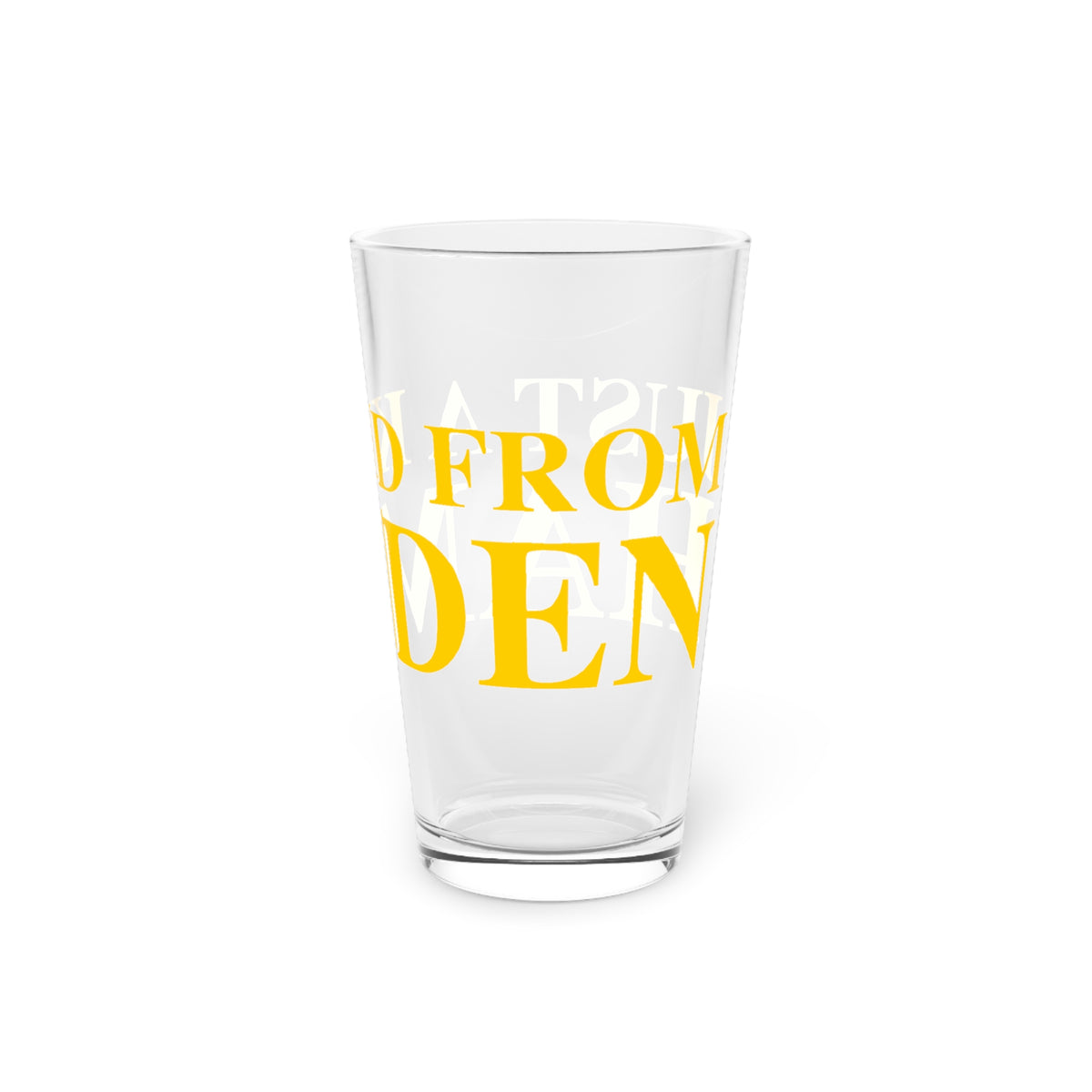 Just a kid from Hamden Pint Glass, 16oz