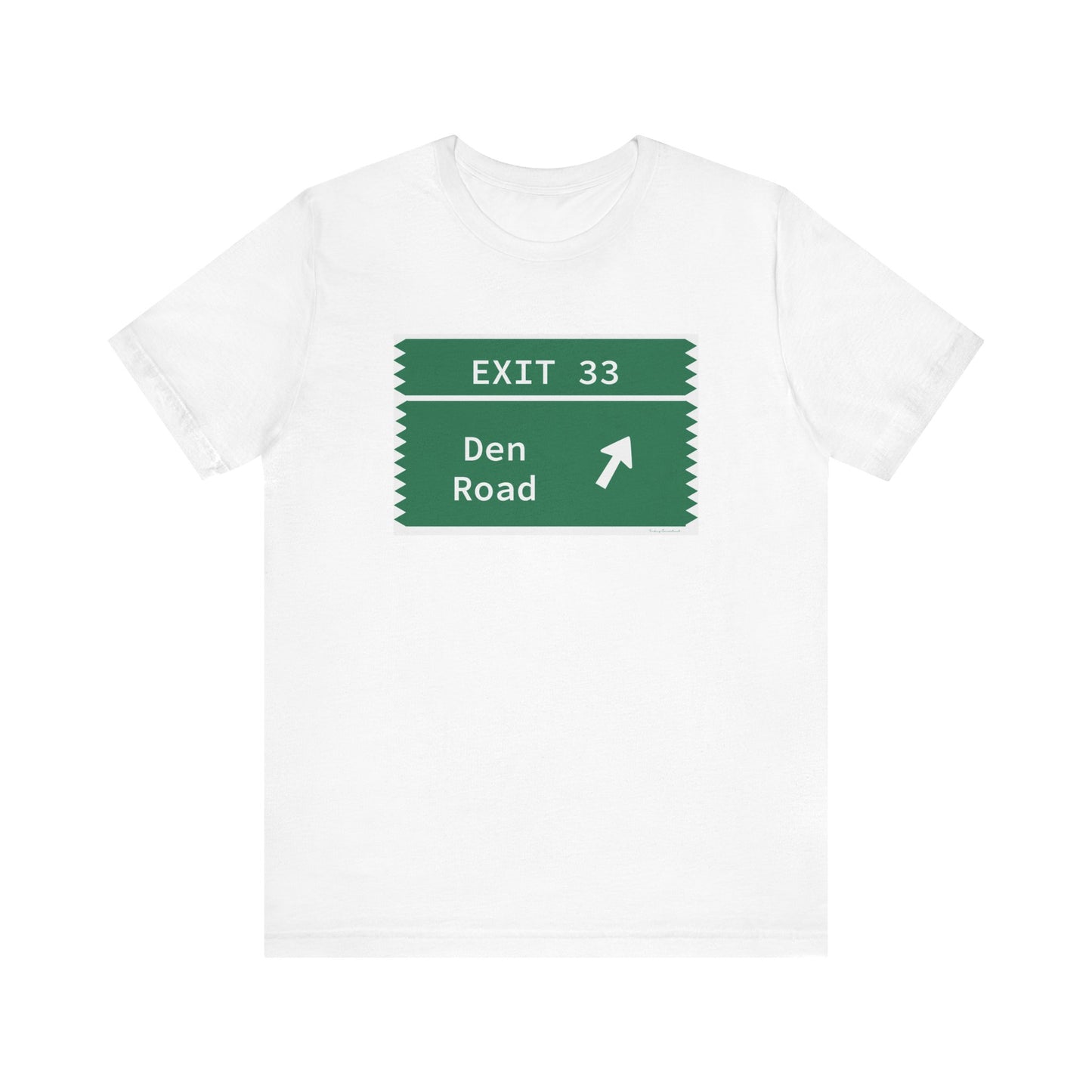 Vintage Merritt Parkway Exit 33 Sign Unisex Jersey Short Sleeve T-Shirt