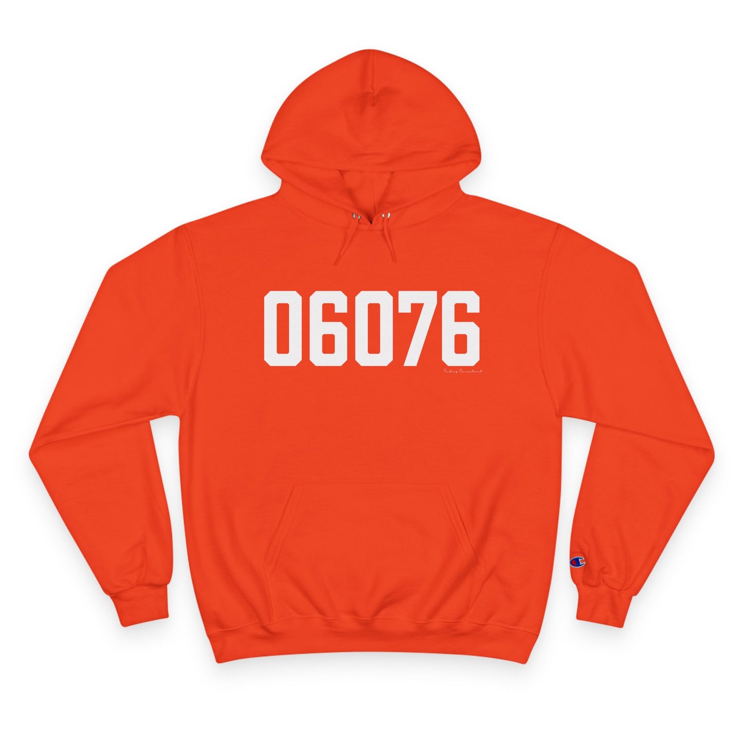 06076 Union CT Zip Code Champion Hoodie