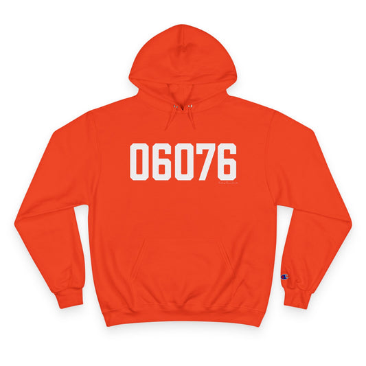 06076 Union CT Zip Code Champion Hoodie