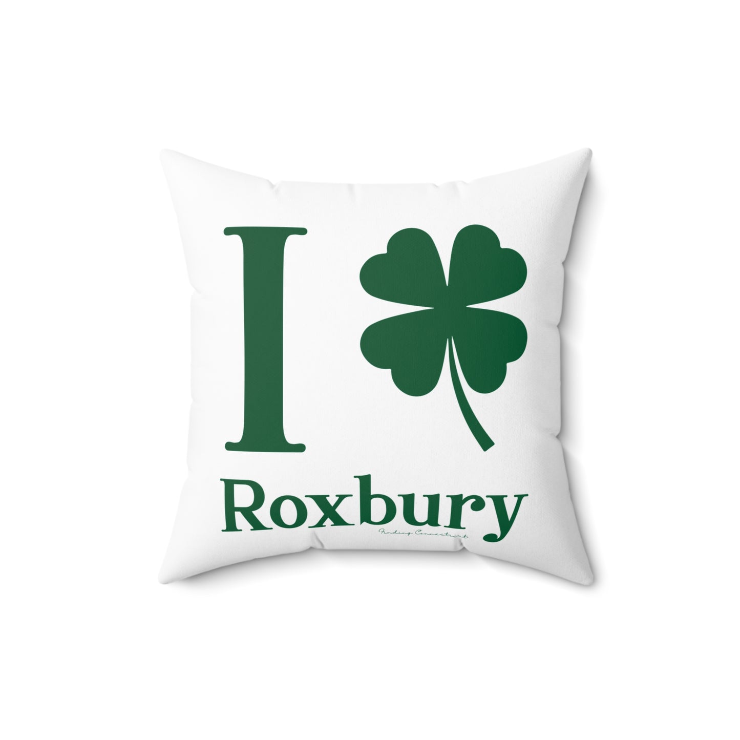 I Clover Roxbury Spun Polyester Square Pillow