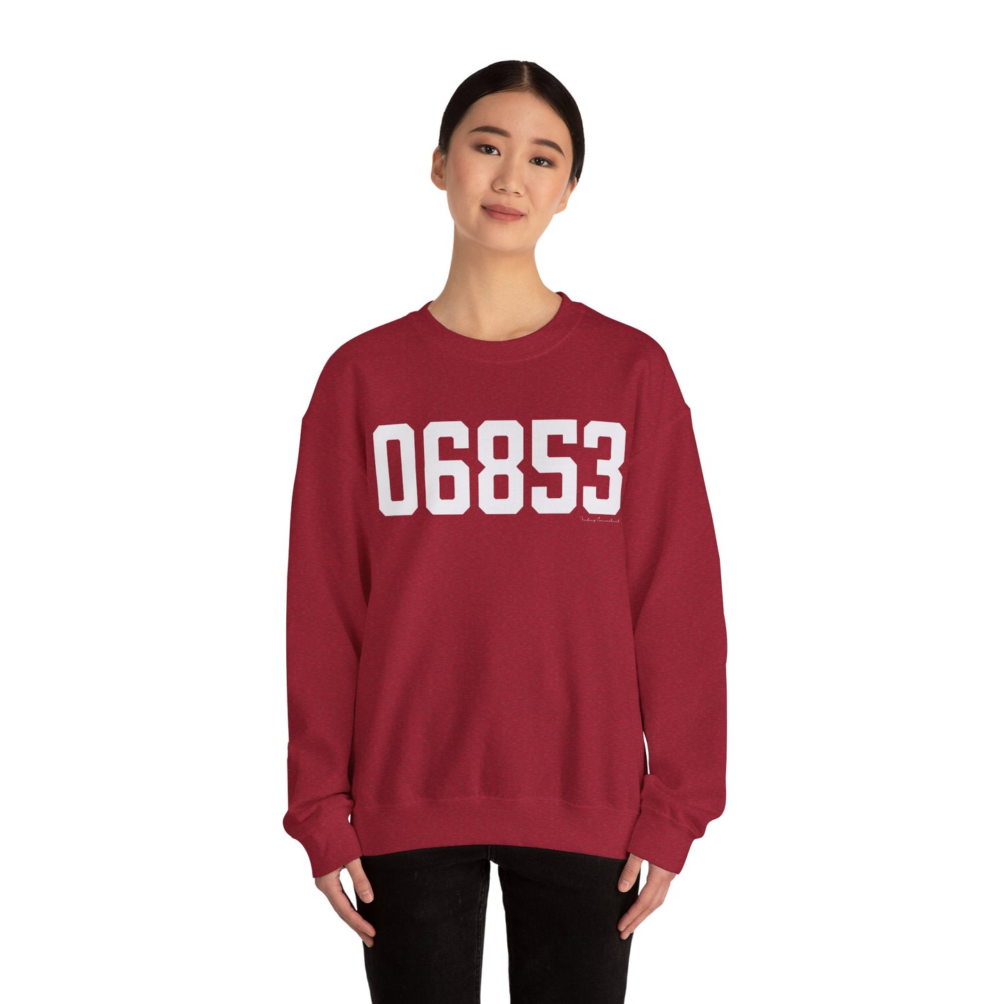 06853 Norwalk CT Zip Code Unisex Heavy Blend™ Crewneck Sweatshirt