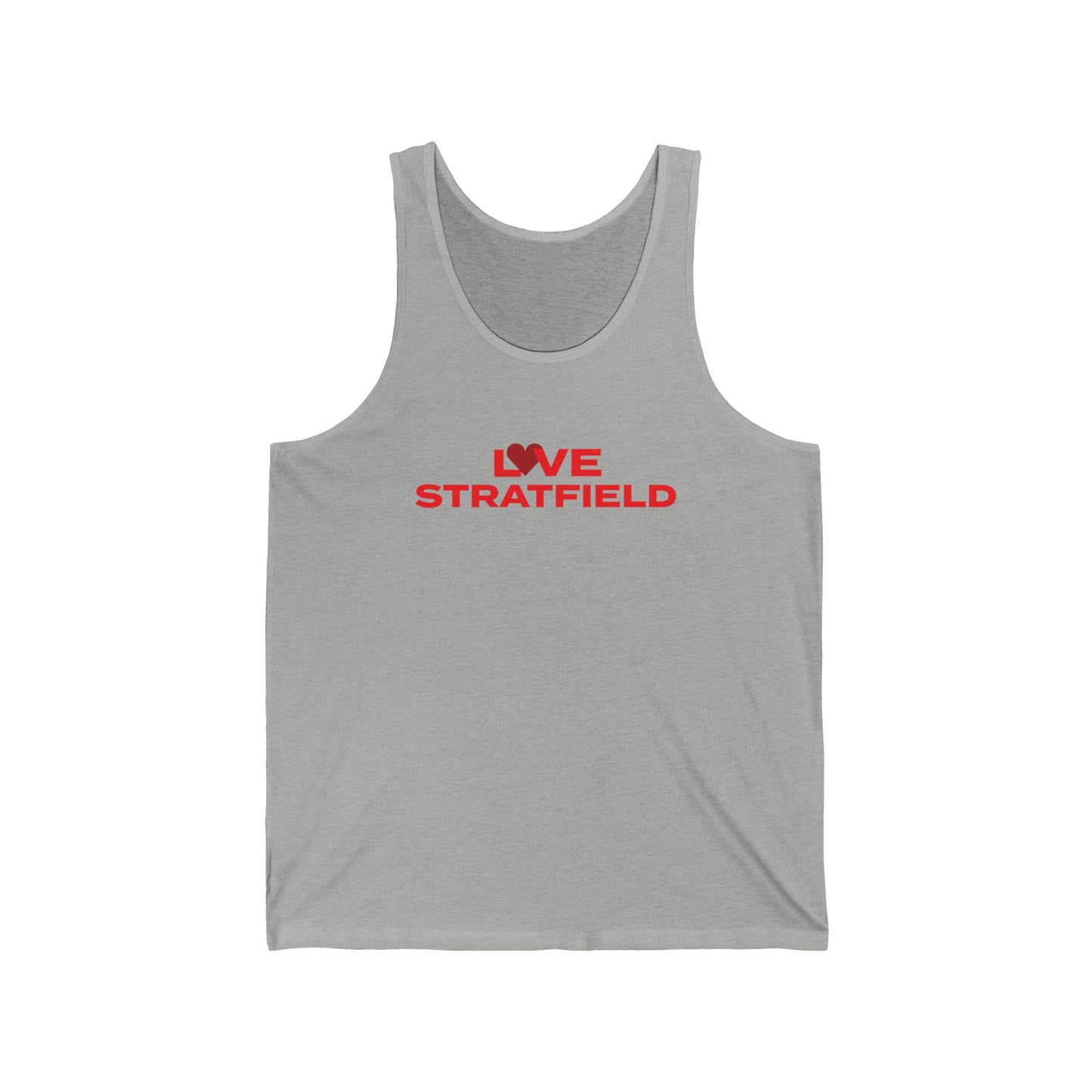 Love Stratfield Unisex Jersey Tank Top