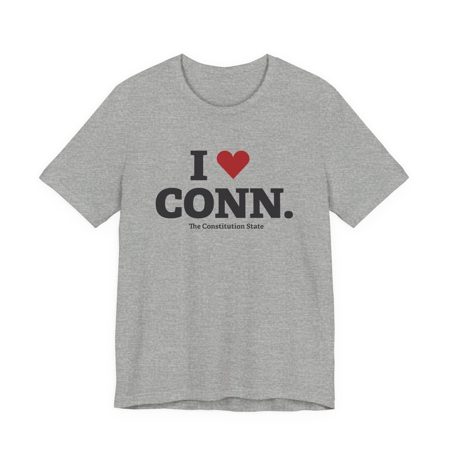I Heart CONN. Unisex Jersey Short Sleeve T-Shirt