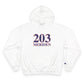 203 Meriden Red, White & Blue Champion Hoodie