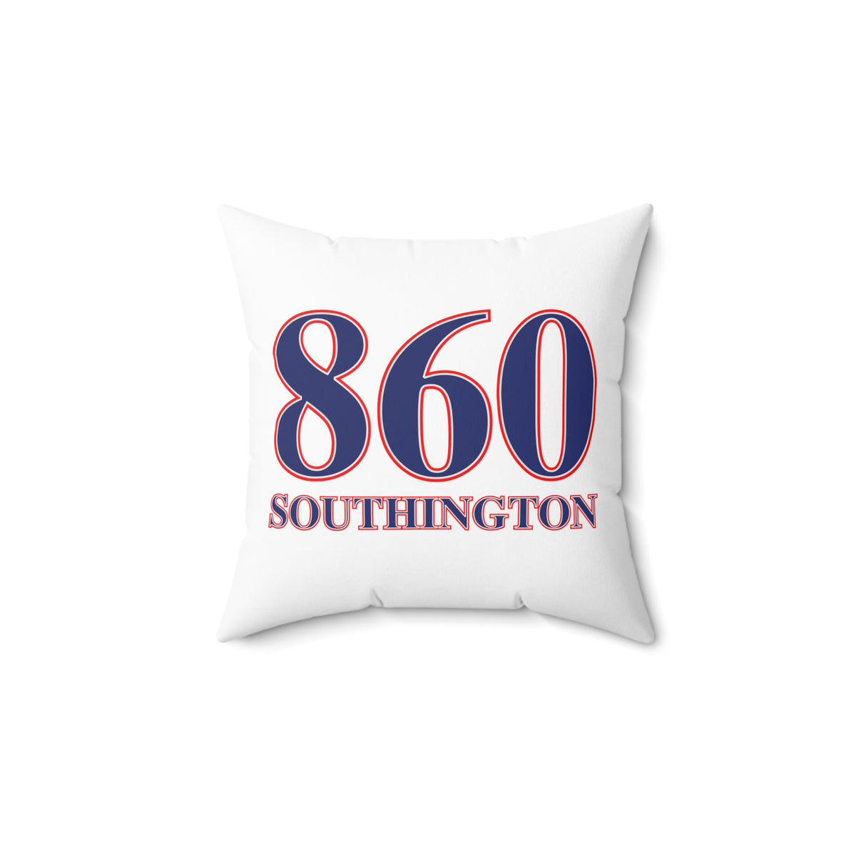 860 Southington Red, White & Blue Spun Polyester Square Pillow