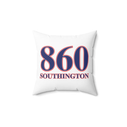 860 Southington Red, White & Blue Spun Polyester Square Pillow