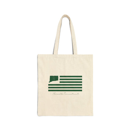 Norwalk Connecticut St. Patrick's Day Flag Cotton Canvas Tote Bag