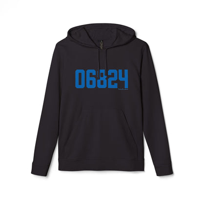 06824 Fairfield Connecticut Zip Code adidas Unisex Fleece Hoodie Sweatshirt