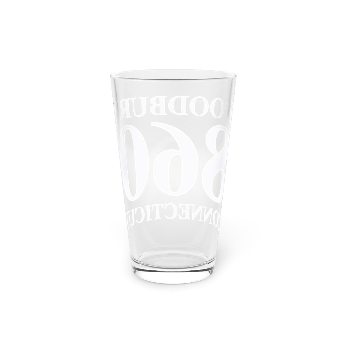 Woodbury 860 Connecticut Pint Glass, 16oz