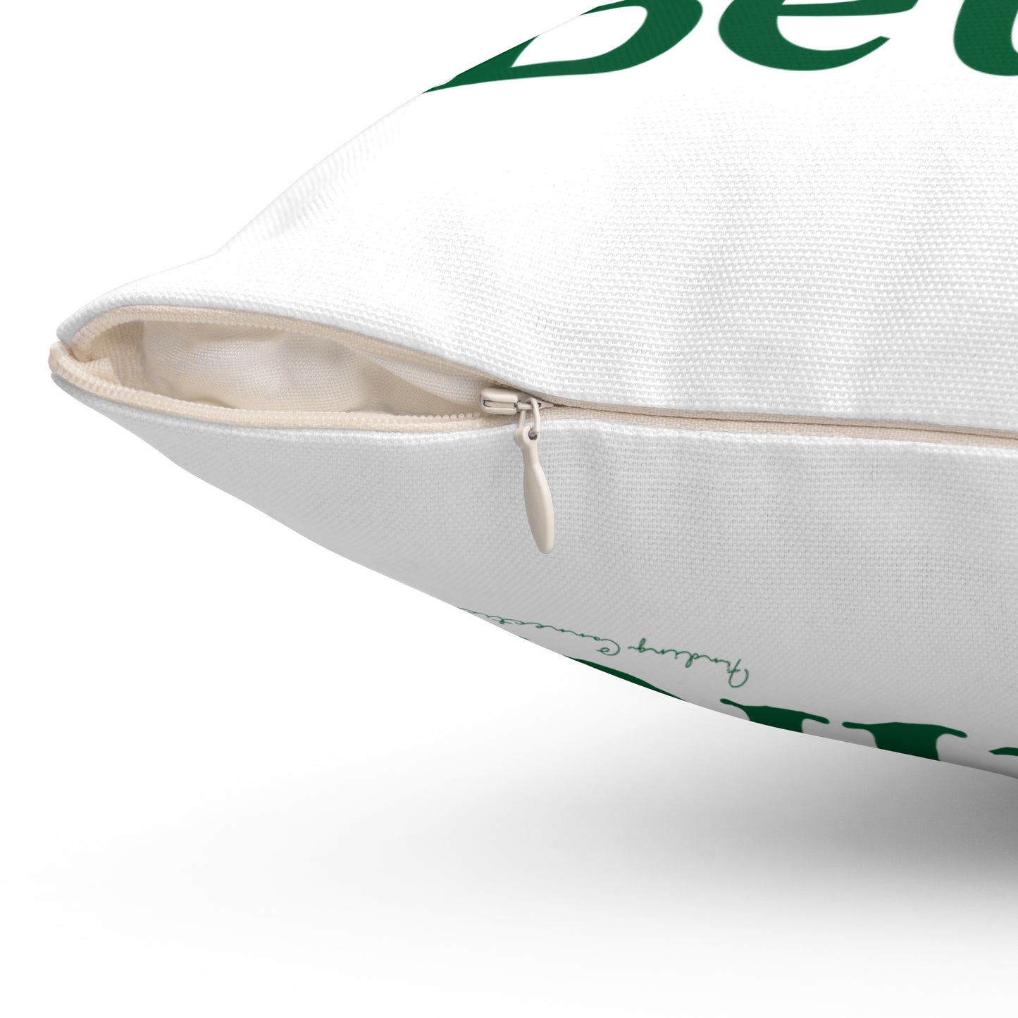 I Clover Bethel Spun Polyester Square Pillow