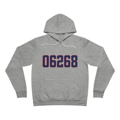 06268 Storrs Connecticut Zip Code Unisex Sponge Fleece Pullover Hoodie