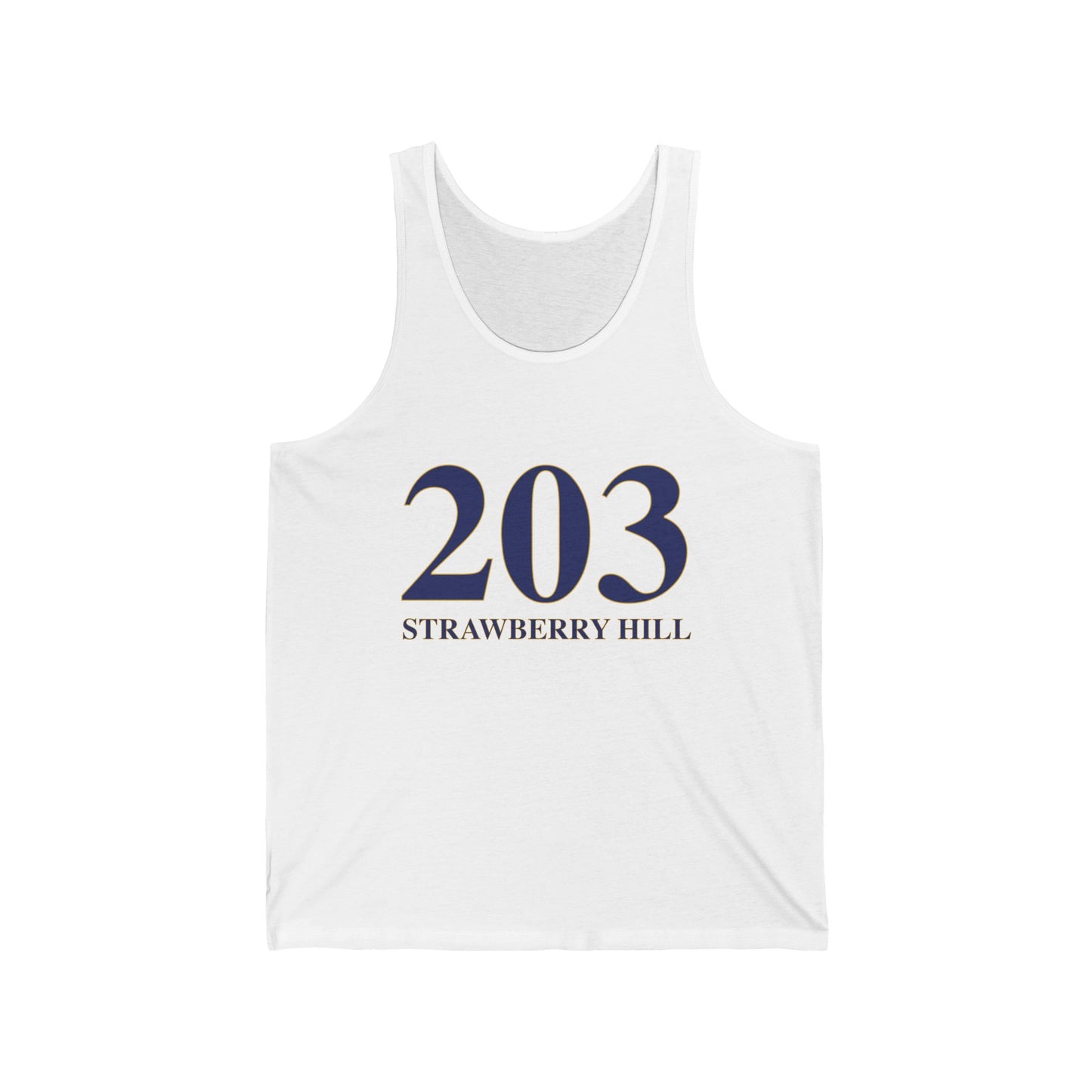 203 Strawberry Hill Unisex Jersey Tank Top