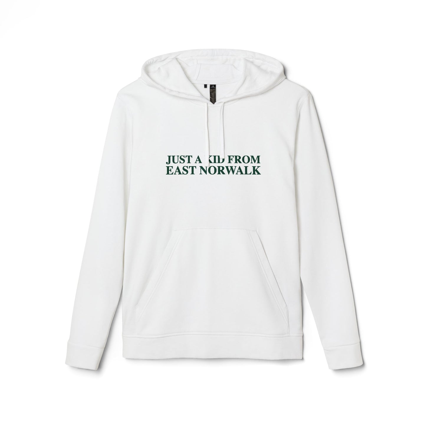 Just a kid from East Norwalk adidas Unisex Fleece Hoodie