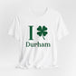 I Clover Durham Unisex Jersey Short Sleeve Tee