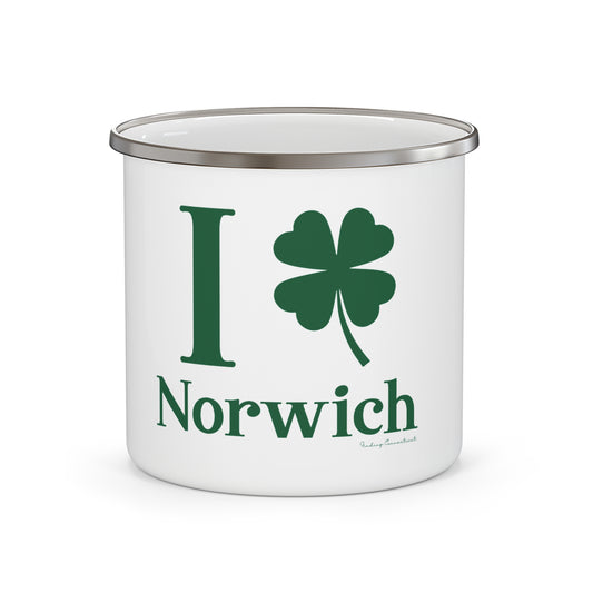 I Clover Norwich Enamel Camping Mug