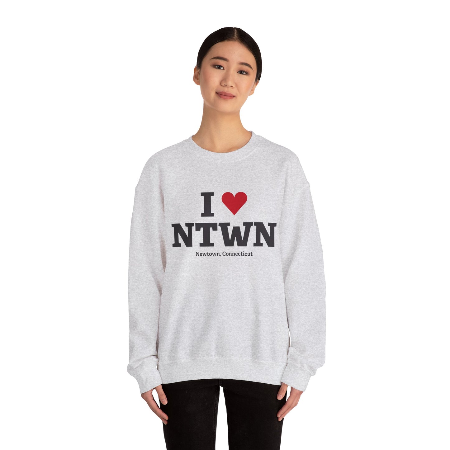 I Heart NTWN Unisex Heavy Blend™ Crewneck Sweatshirt