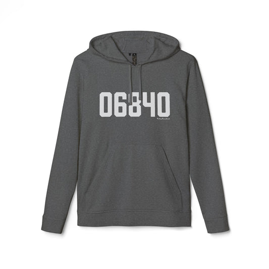 06840 New Canaan CT Zip Code adidas Unisex Fleece Hoodie Sweatshirt