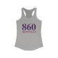 860 Montville Red White & Blue Women's Ideal Racerback Tank Top