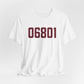 06801 Bethel Connecticut Zip Code Unisex Jersey Short Sleeve T-Shirt