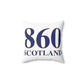860 Scotland Spun Polyester Square Pillow