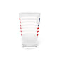 New Haven Connecticut Flag Pint Glass, 16oz