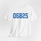 06825 Fairfield Connecticut Zip Code Unisex Jersey Short Sleeve T-Shirt