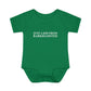 Just a kid from Barkhamsted Infant Baby Rib Bodysuit