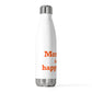 Montville is My Happy Place Insulated Bottle