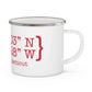 Norwalk Coordinates Enamel Camping Mug