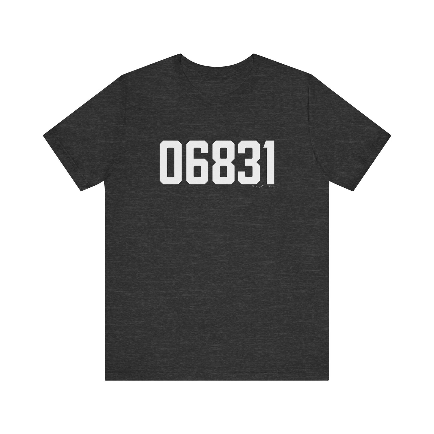 06831 - Greenwich CT Zip Code Unisex Jersey Short Sleeve T-Shirt