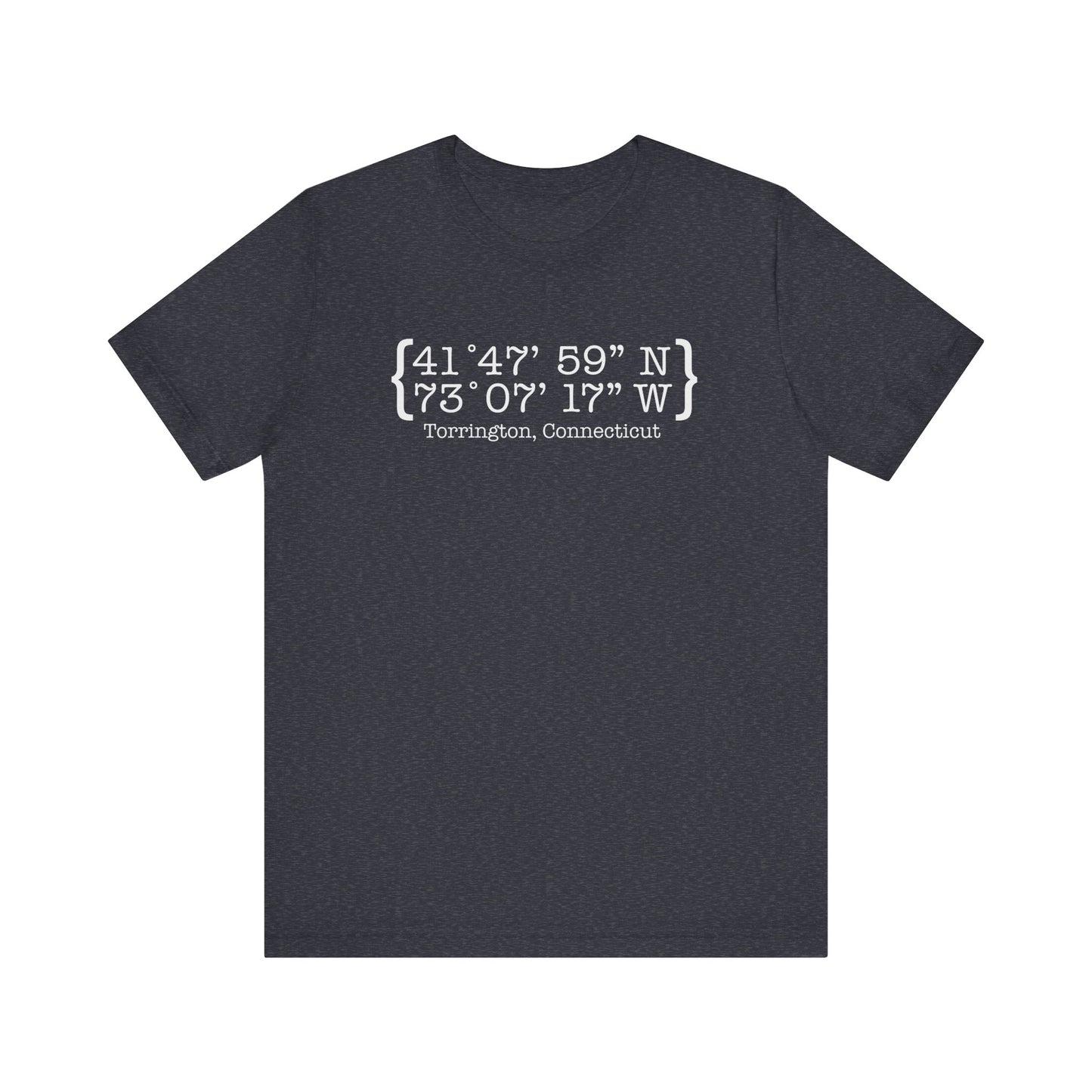 Torrington Coordinates Unisex Jersey Short Sleeve Tee