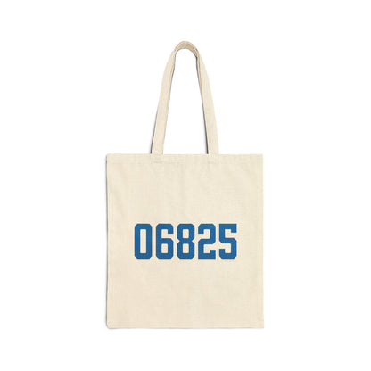 06825 Fairfield Connecticut Zip Code Cotton Canvas Tote Bag