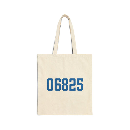 06825 Fairfield Connecticut Zip Code Cotton Canvas Tote Bag