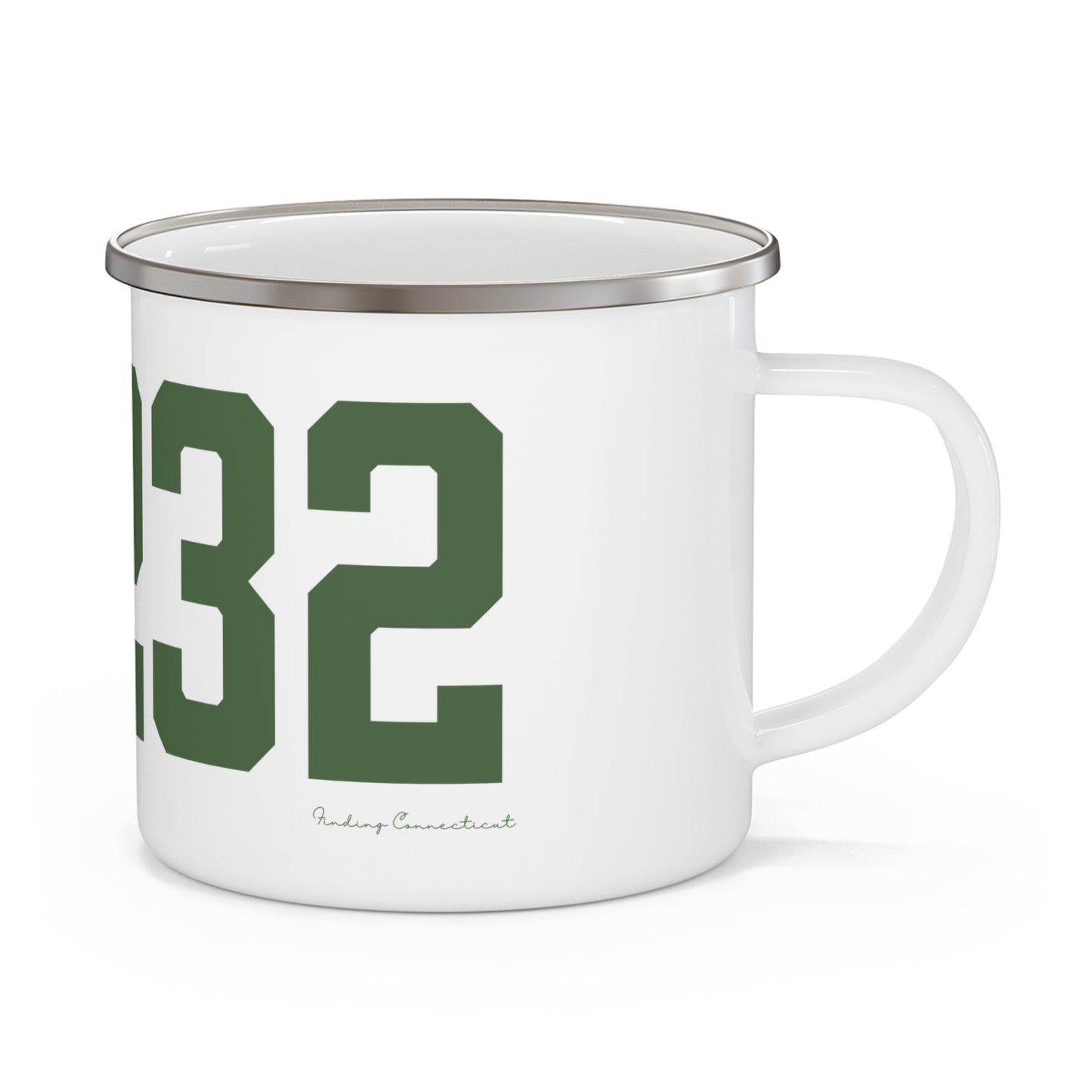 06232 Andover Connecticut Zip Code Enamel Camping Mug